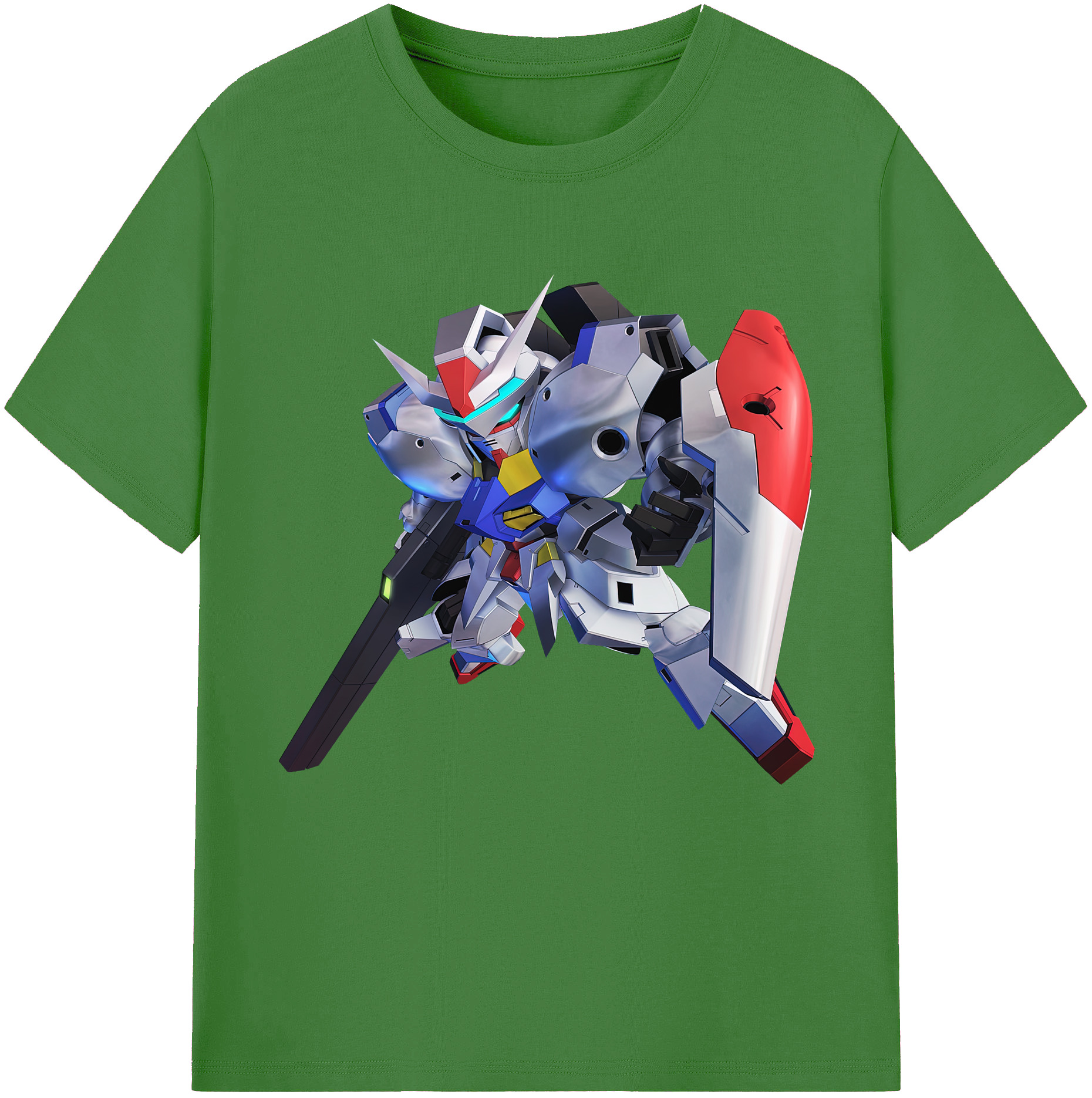 （画像用） 機動戦士ガンダム Mobile Suit Gundam レディースカジュアルプリントTシャツ（綿100％）
